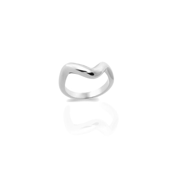 Bague fantaisie UHAINA en forme de vague - qualité argent 925