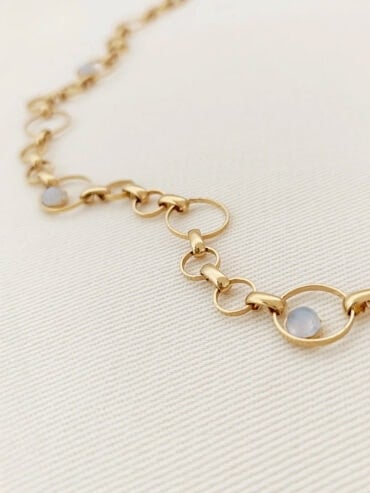 Collier Céleste Pierres fines