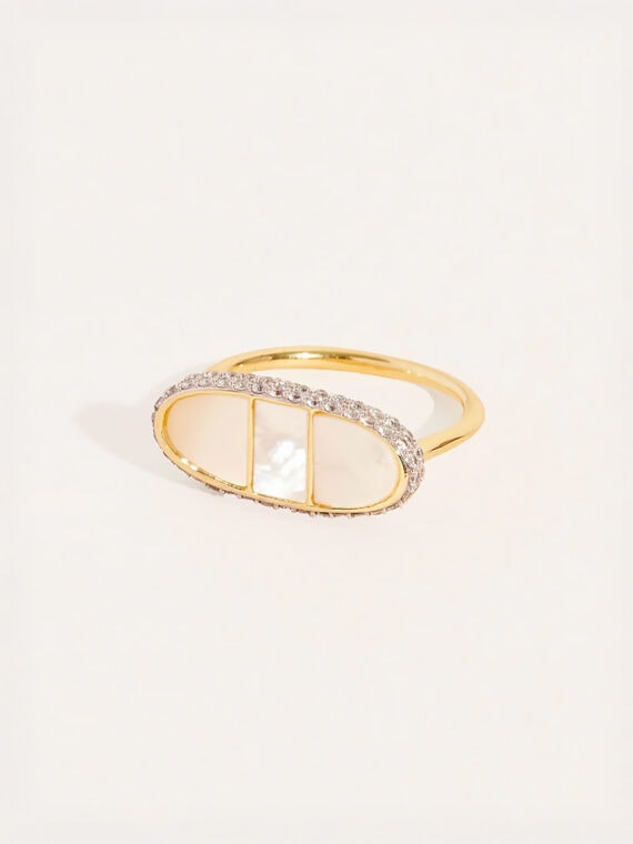 Bague izy 1 nacre présentation