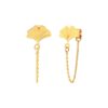 Boucles d'oreilles gingko toscane