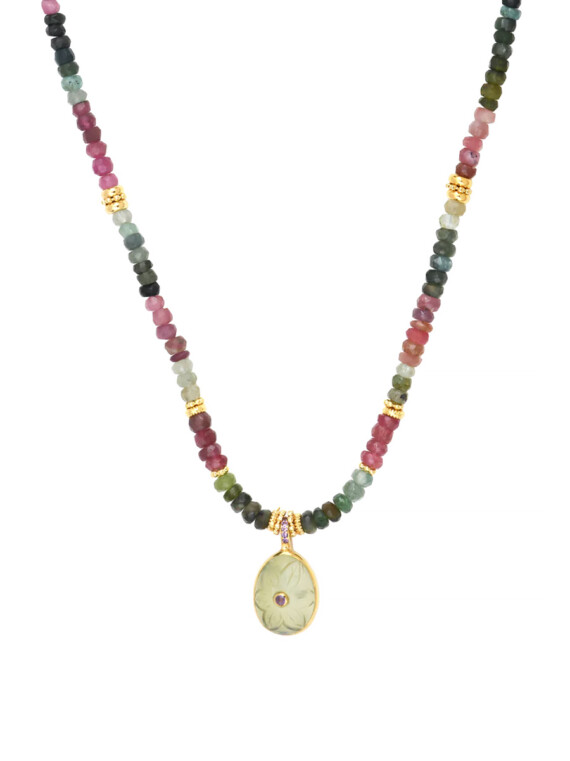 Collier bohème tourmalines Florencia