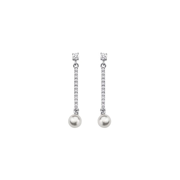 boucles d'oreilles polynesia perles argent 925