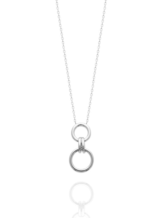 Collier cercles linnea argent