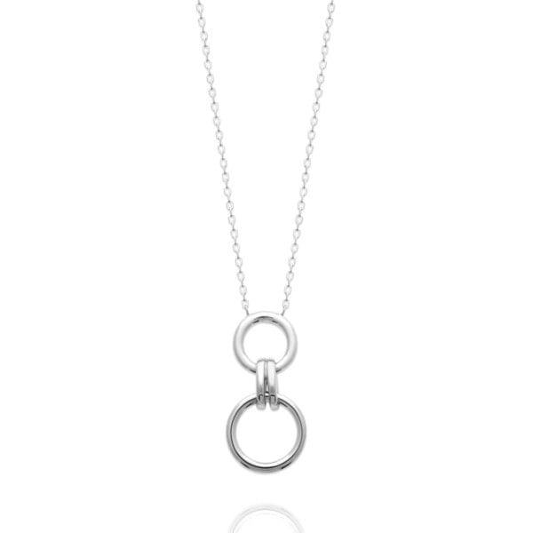 Collier cercles linnea argent