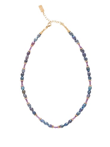 Collier Perles de Tahiti Améthyste Tavana