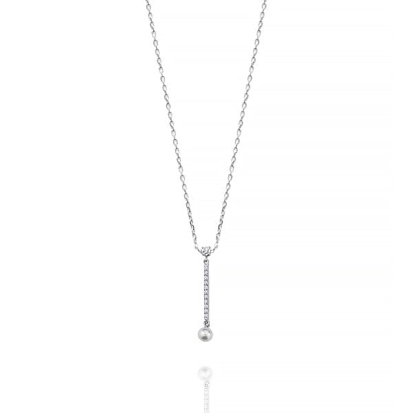 Collier perle argent moorea