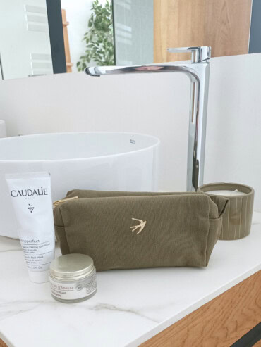 Petite trousse de toilette lison kaki