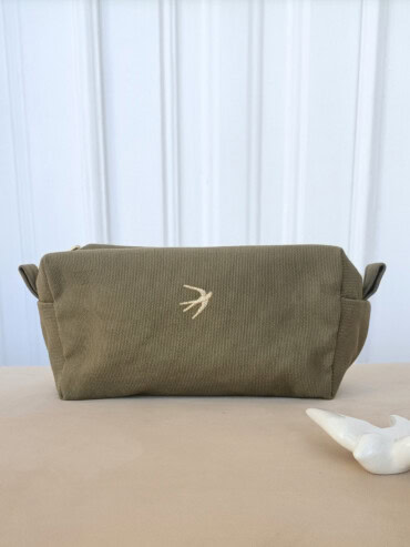 Petite Trousse de toilette Lison Kaki