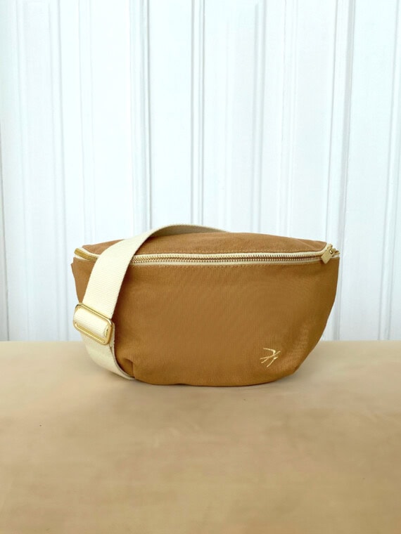 sac banae leo coton camel beige