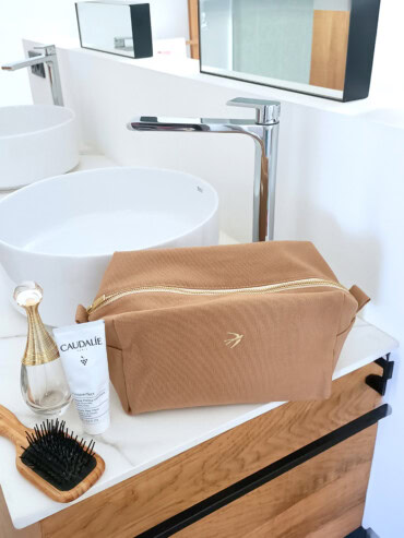 Trousse de toilette Romane Beige Camel