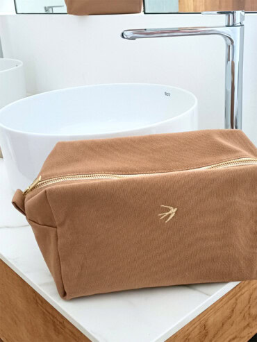 Trousse de toilette Romane Beige Camel