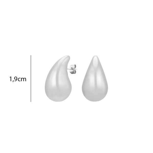 Boucles d'oreilles gouttes Océane en argent 925