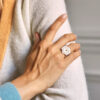 Bague bon pour une danse femme