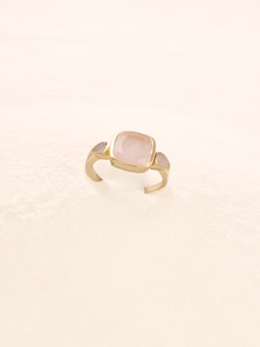 Bague Lise Quartz rose