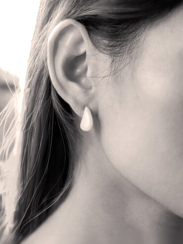 Boucles d'oreilles gouttes Océane en argent 925