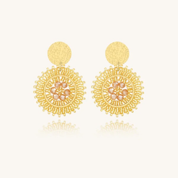 Boucles d'oreilles fantaisie baby espagnola doré