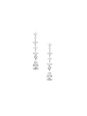 boucles d'oreilles pendantes Gisele argent