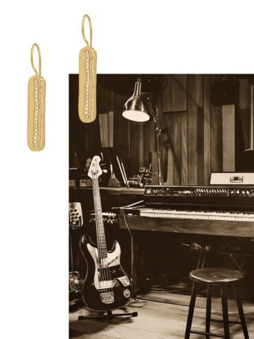 Boucles d'oreilles pendantes Sun