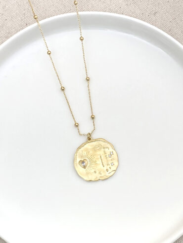 Collier amour mariage cérémonie madame m - chez poisson plume bijoux