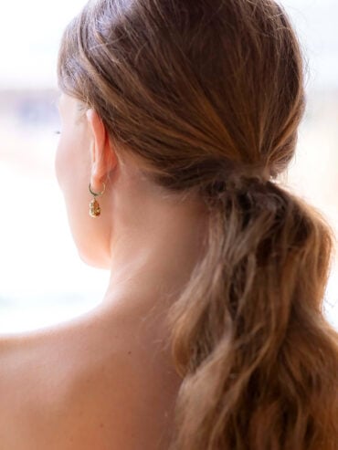 Boucles d'oreilles ondulées Lily