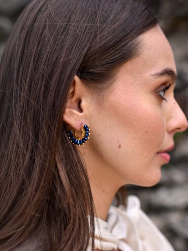 Boucles d'oreilles Montebello Bleu