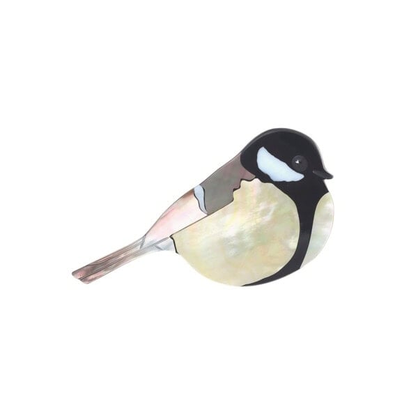 Broche oiseau mesange