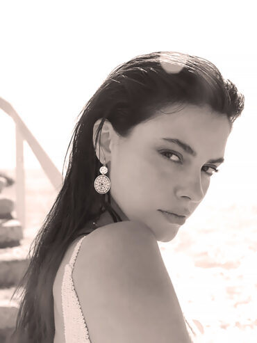 Boucles d'oreilles Paradis Sable