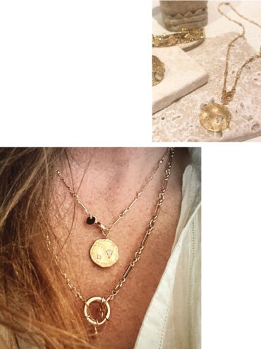 Collier gala médaille étoilée femme