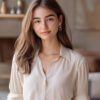 Doubles créoles dorées nacre femme