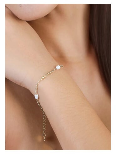 Bracelet maya perles d'eau douce - femme