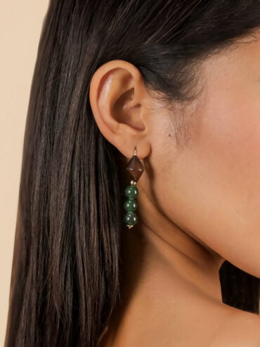 Boucles d'oreilles perles Leava