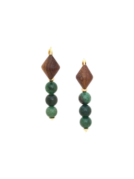 Boucles d'oreilles perles Leava