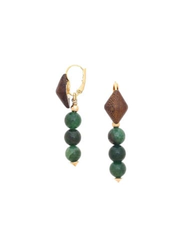 Boucles d'oreilles perles Leava