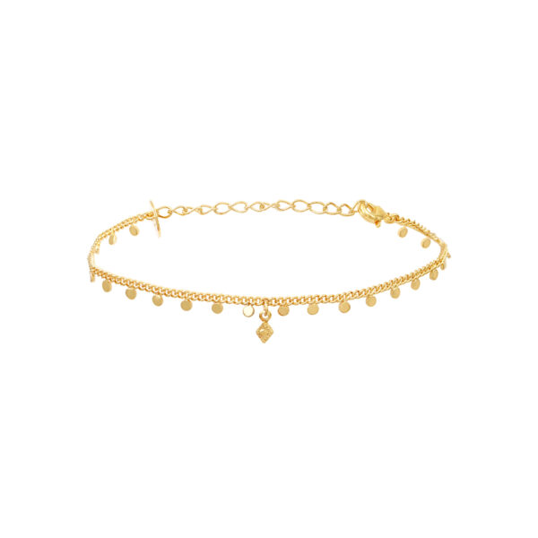 Bracelet mini jane pampilles - dore or fin