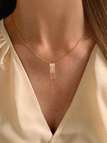 Collier côme ras de cou femme doré à l'or fin
