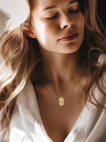 Collier constellations Frances chez poissonplume bijoux