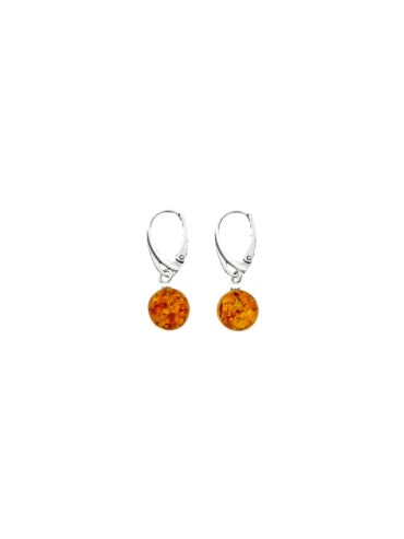 Boucles d'oreilles Boule d'Ambre