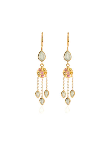 Boucles d'oreilles Gina Chaînette Cascade