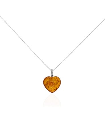 Collier Coeur d'ambre