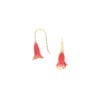 boucles d'oreilles fleur clochette grenade Betty