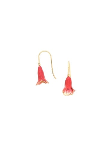 boucles d'oreilles fleur clochette grenade Betty