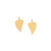 Boucles d'oreilles grand coeur Nora