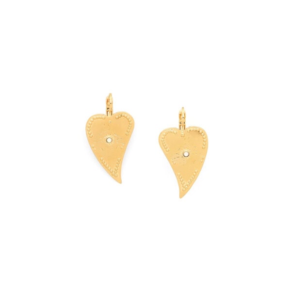 Boucles d'oreilles grand coeur Nora