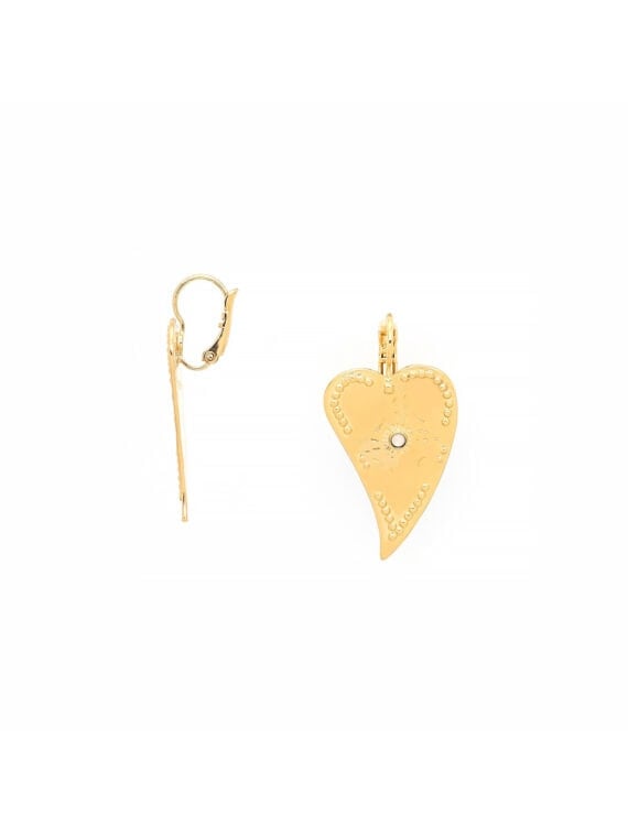 Boucles d'oreilles grand coeur Nora