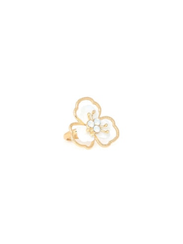 Bague fleur nacre lisette