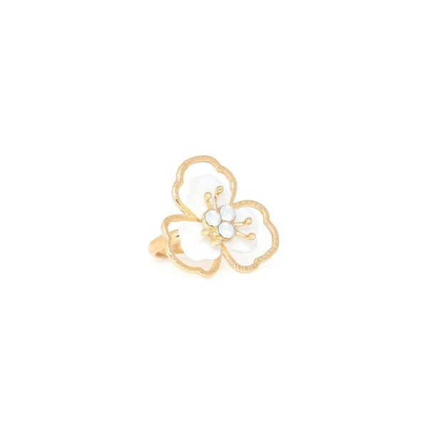 Bague fleur nacre lisette