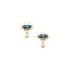 petites puces d'oreilles oeil bleu mataki