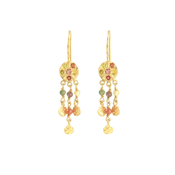 Boucles d'oreilles gina pampilles colors - zoom