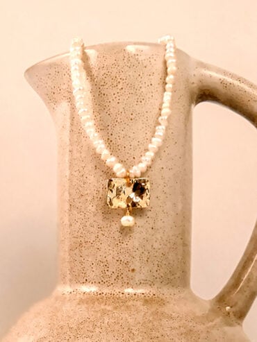 Collier dixie perles - doré à l'or fin