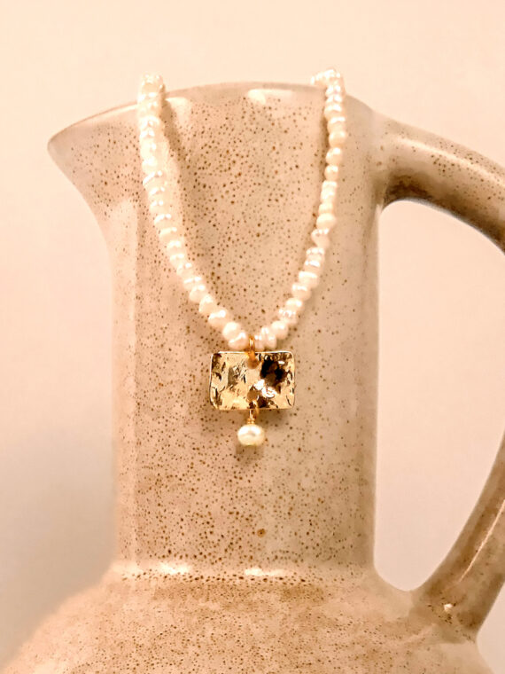 Collier dixie perles - doré à l'or fin